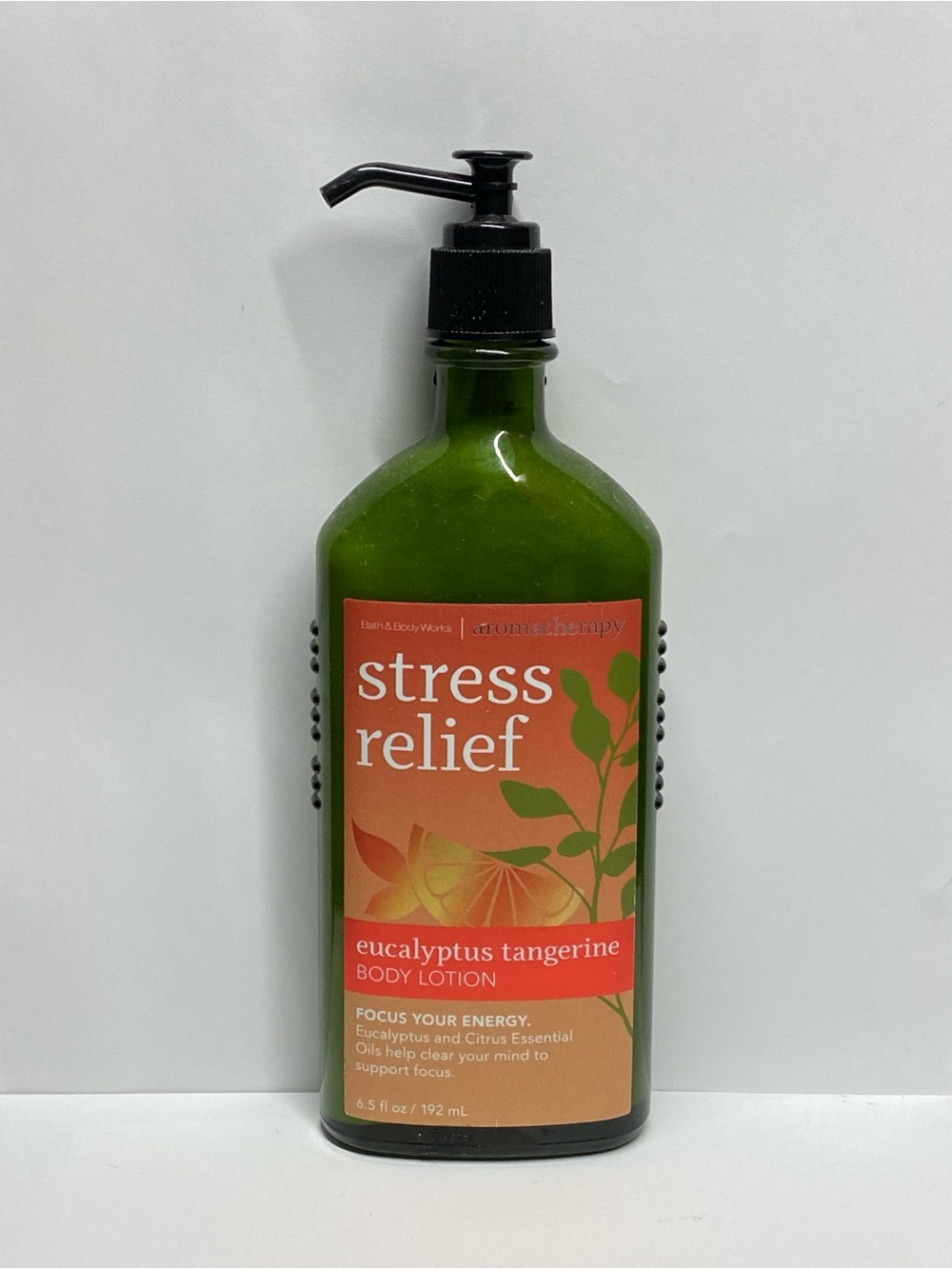 New Bath Body Works Aromatherapy stress relief Eucalyptus Tangerine Body Lotion